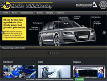Tablet Screenshot of bilskadesenter.com